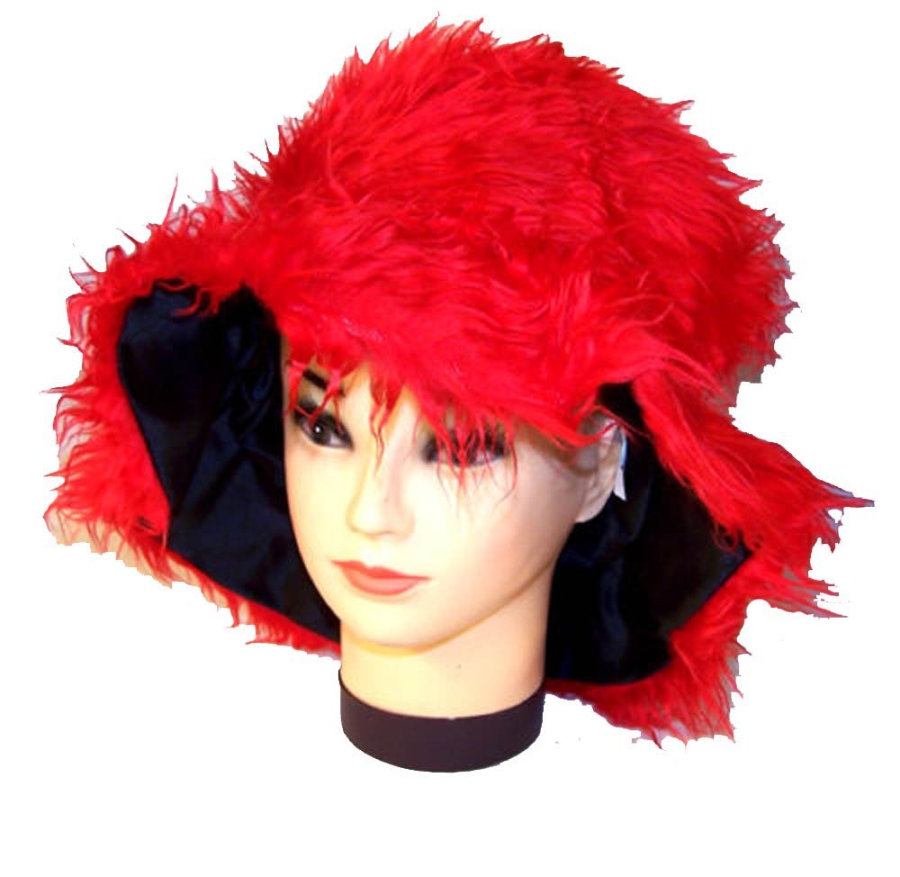 Crazy Fuzzy Costume/ Dress up Brand New Red Hat